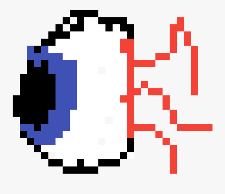 Clip Art Pixel Art Eye - Moon Pixel Art Png, Transparent Clipart