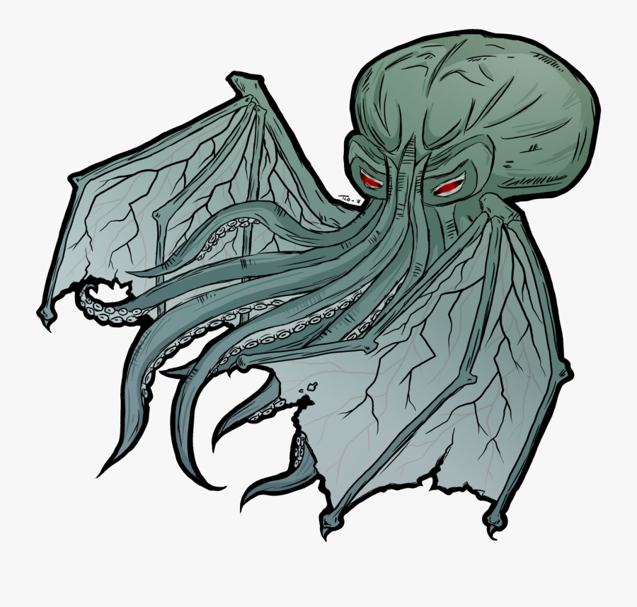 Cthulu Head No Background, Transparent Clipart