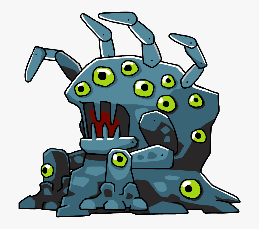 Shoggothhd - Scribblenauts All Monsters Name, Transparent Clipart