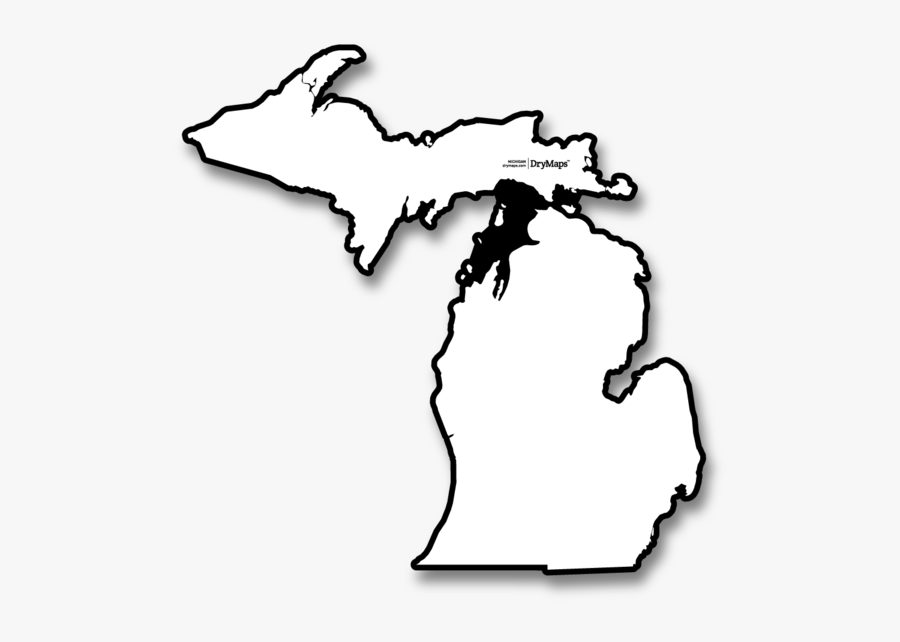 Michigan - Michigan Map, Transparent Clipart