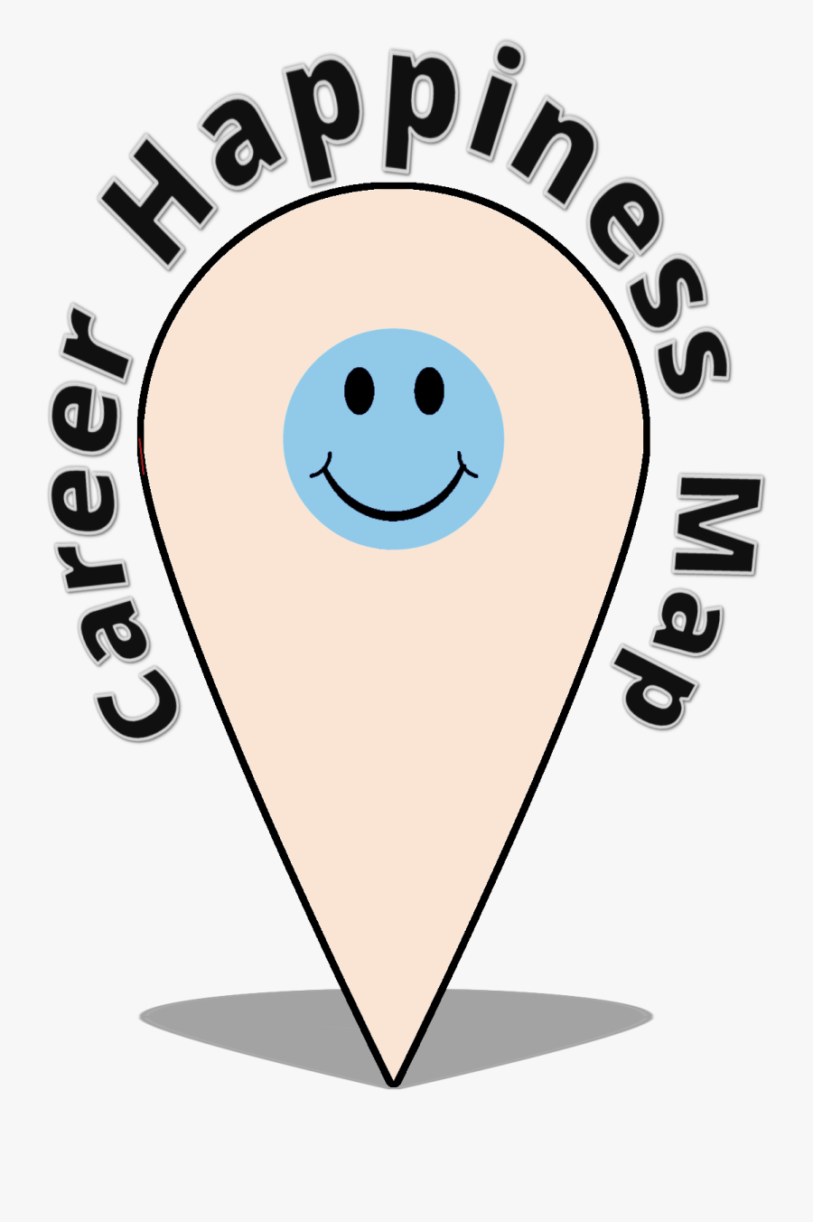 Career Happiness Map, Transparent Clipart