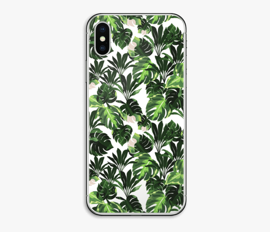 Green Leaves Skin Iphone X - Edge, Transparent Clipart