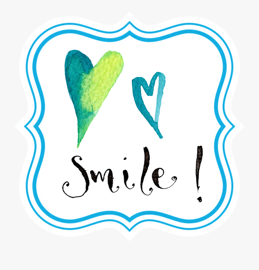 Smile Hearts Positive Free Picture - Etiquetas Retro Png, Transparent Clipart