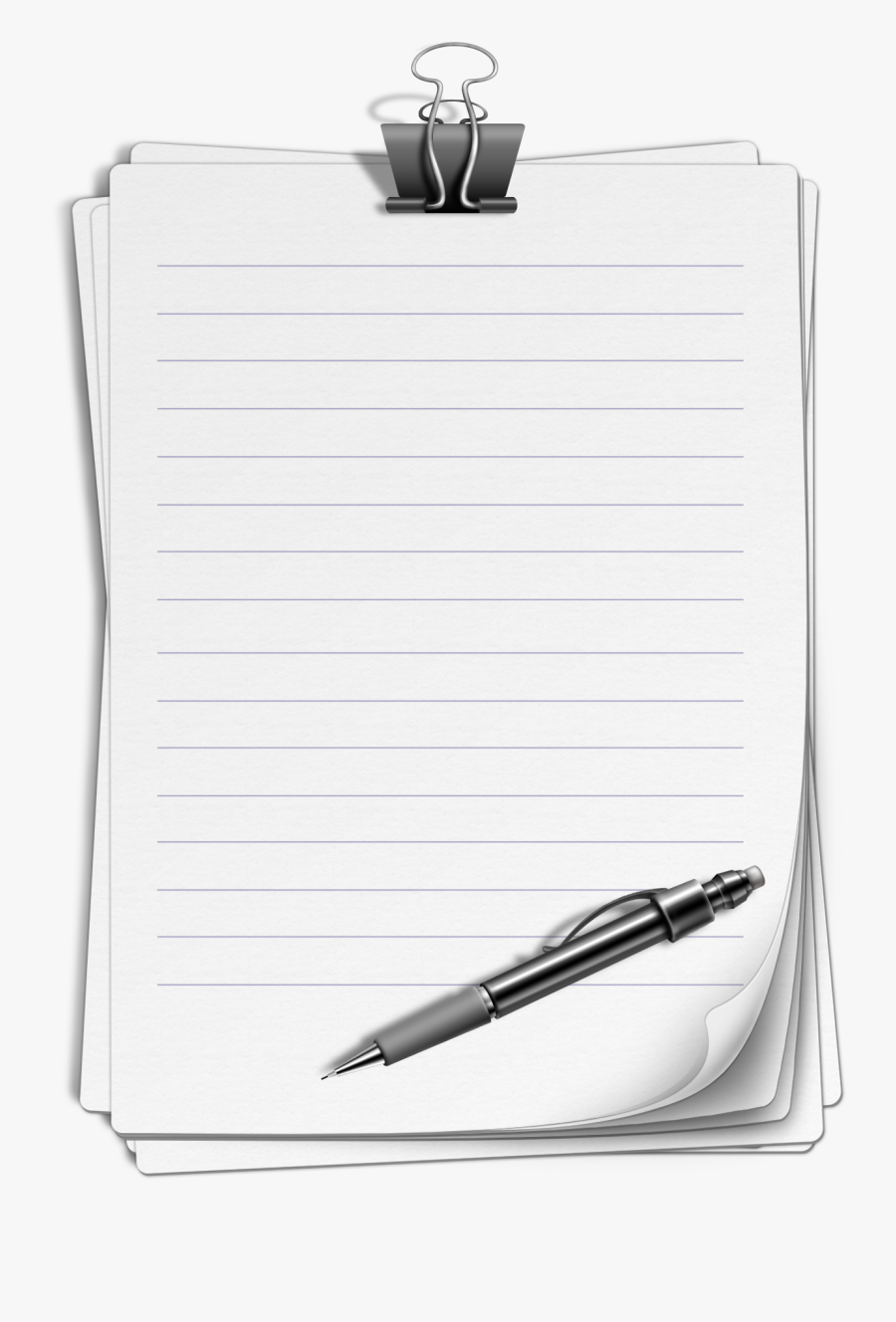 Transparent Pen And Paper Clipart, Transparent Clipart
