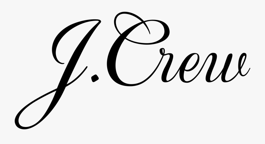 J Crew Cursive Logo, Transparent Clipart