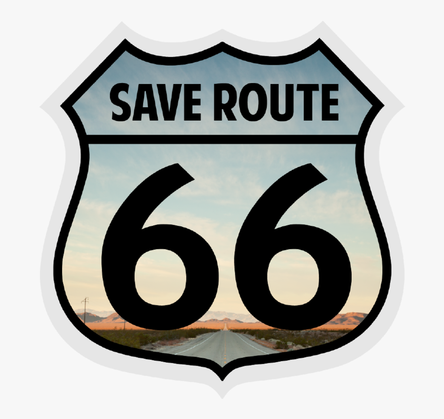 Route 66 Transparency, Transparent Clipart