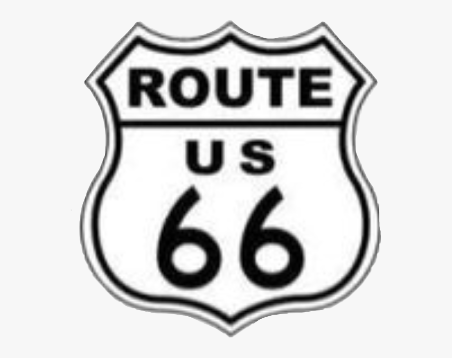 Route 66 Usa - Route 66 Sign, Transparent Clipart
