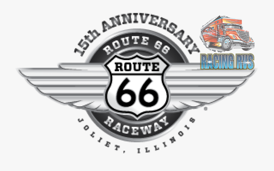 Racing Rvs At Route 66 Raceway - Route 66 Raceway Logo, Transparent Clipart