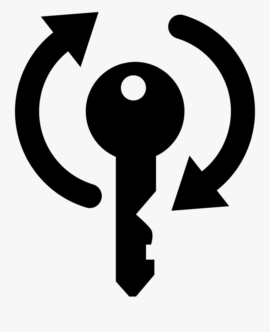 Key Refresh Icon, Transparent Clipart