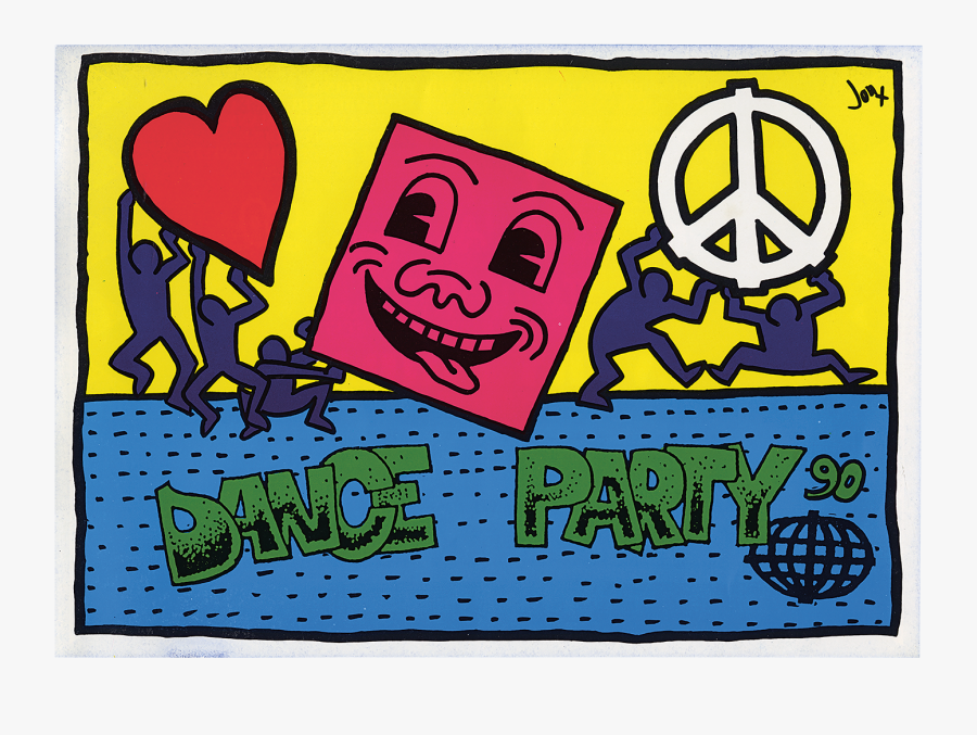 Dance Party Flyers 90s, Transparent Clipart