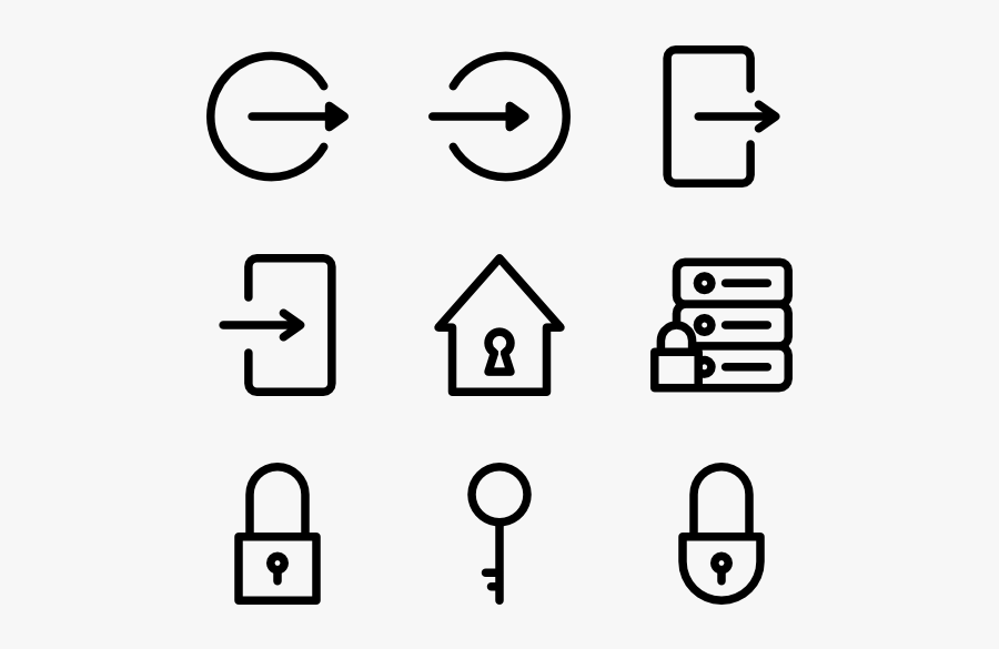Keys And Locks - Accommodations Icon, Transparent Clipart