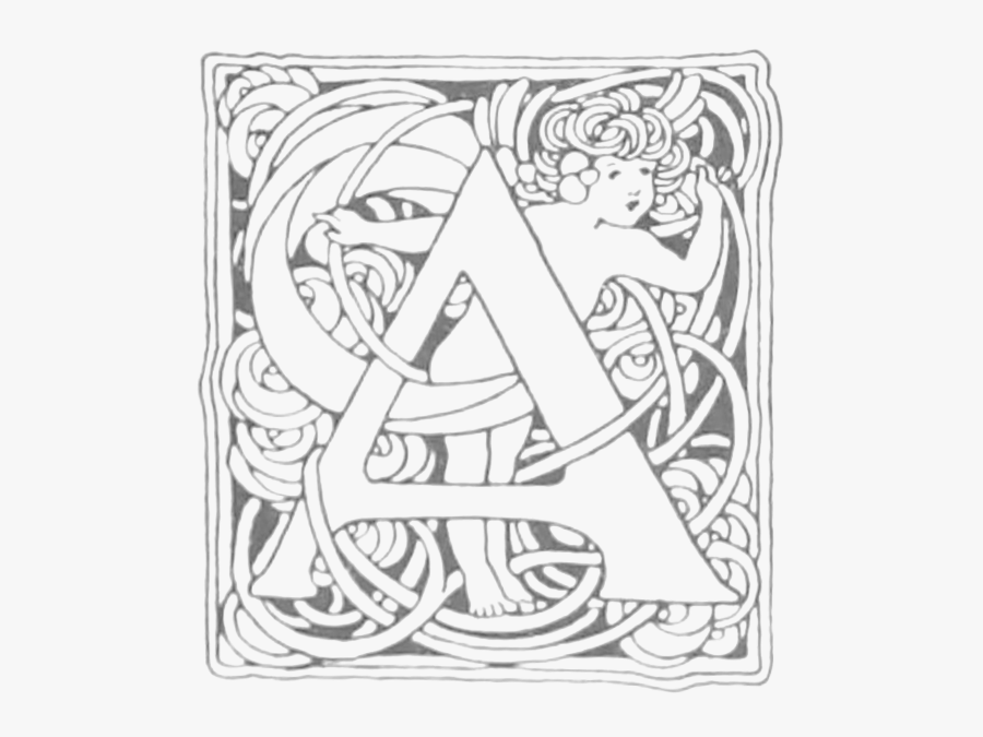 Wings Of Whimsy - Drop Cap, Transparent Clipart