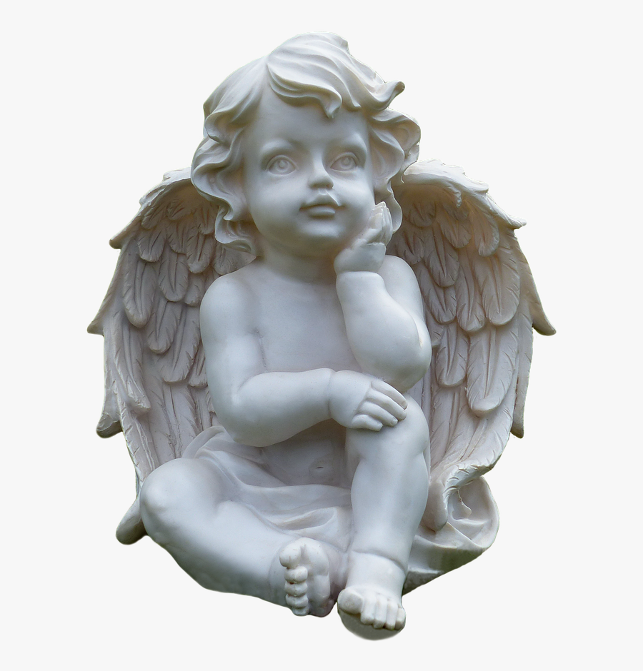 Angel Cherub Symbol Free Picture - Angel Cherub Statue Png, Transparent Clipart