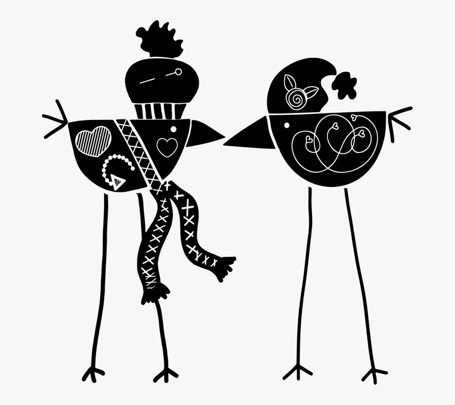 Nordic, Scandia, Birds, Advent, Christmas, Holiday - Cartoon, Transparent Clipart