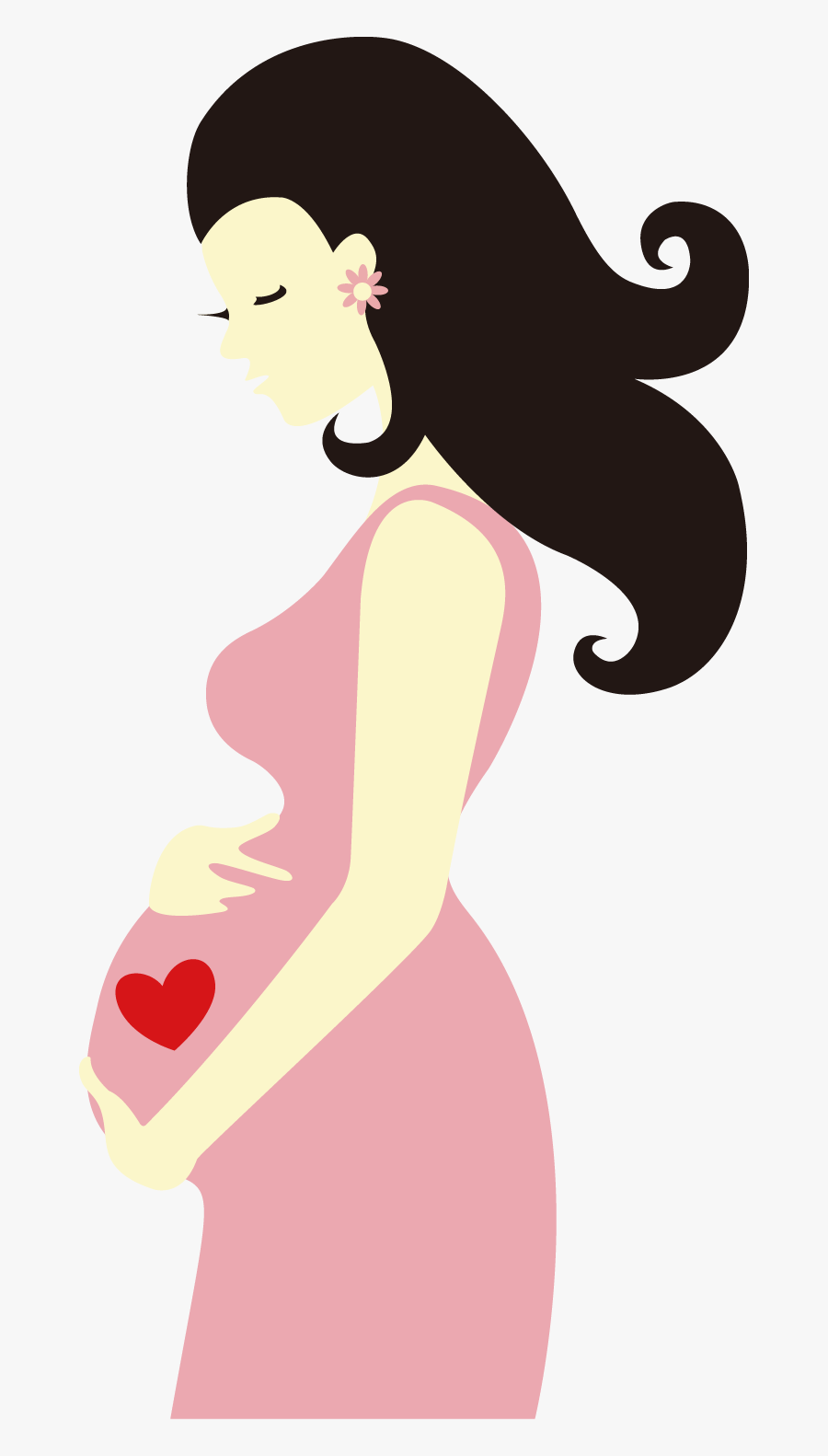 Aura Drawing Pregnant - Imagenes De Embarazo Animadas, Transparent Clipart
