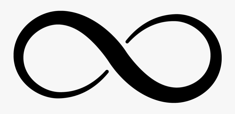 Infinity Symbol Png Clipart - Infinity Black And White, Transparent Clipart