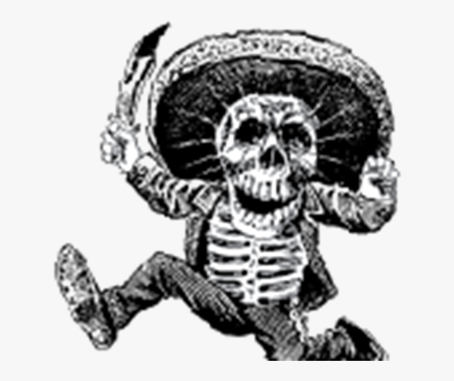 Picture Of El Bandido Bottle Cap - Calavera Zapatista Jose Guadalupe Posada, Transparent Clipart