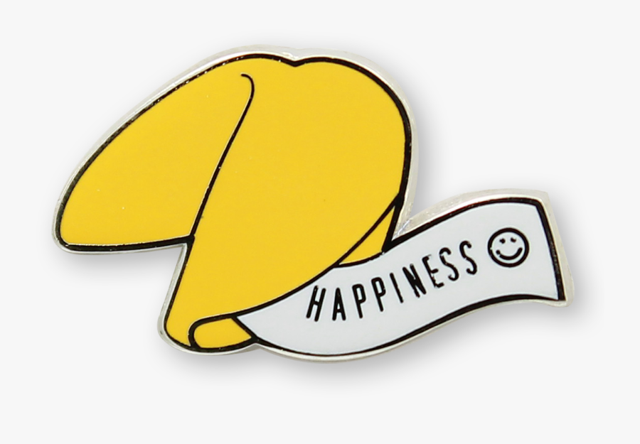 Fortune Cookie Enamel Pin - Fortune Cookie Pin, Transparent Clipart