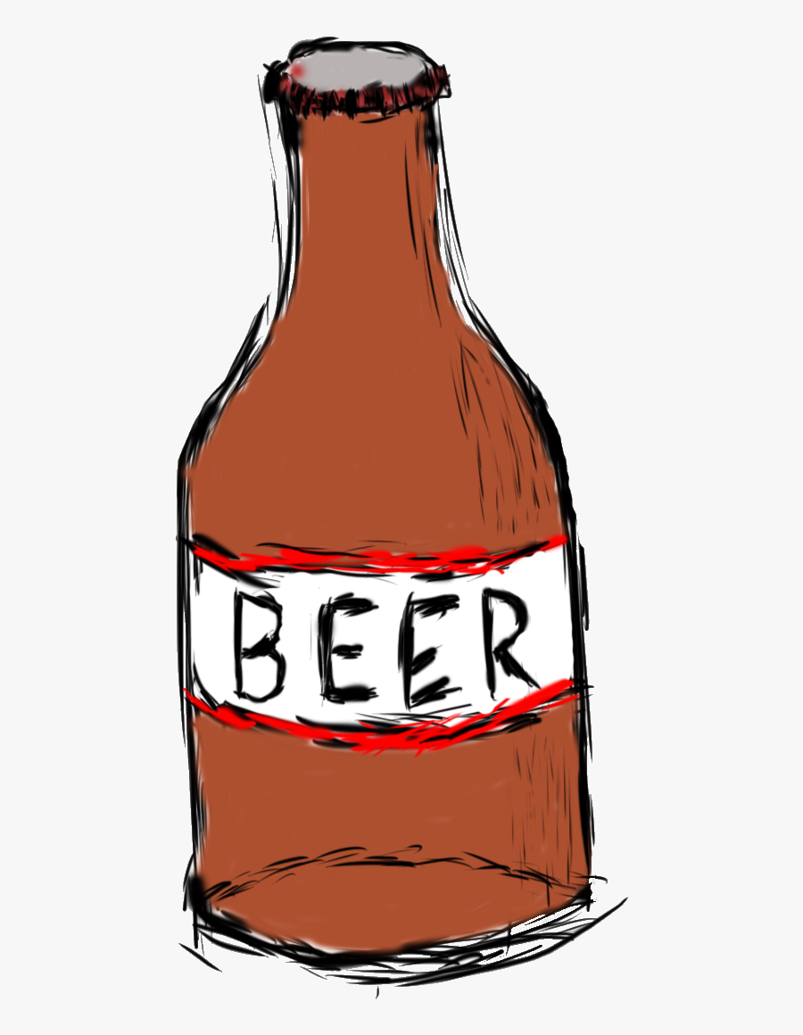 Beer - Glass Bottle, Transparent Clipart