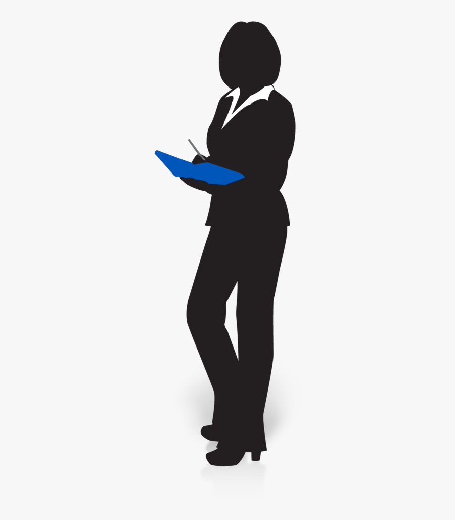 Businessperson Silhouette Manager Clip Art - Transparent Manager Silhouette Png, Transparent Clipart