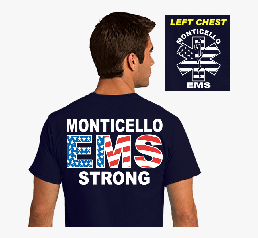Clip Art Ems Duty Shirts Dd - Fire Dept Flag Shirt, Transparent Clipart