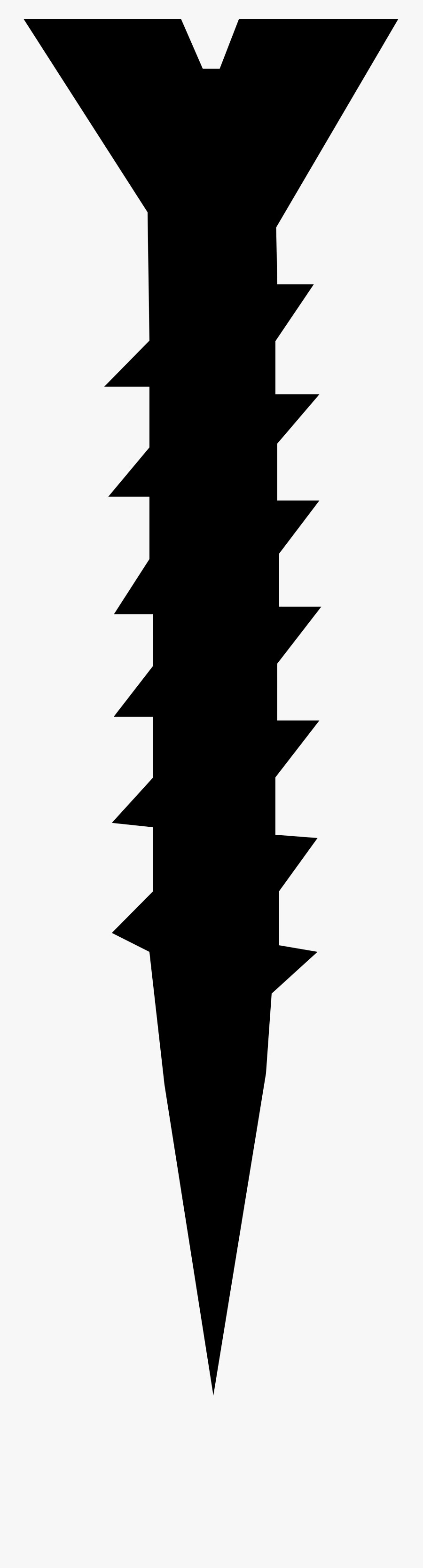 Black Screw Clipart - Png Of A Screw, Transparent Clipart