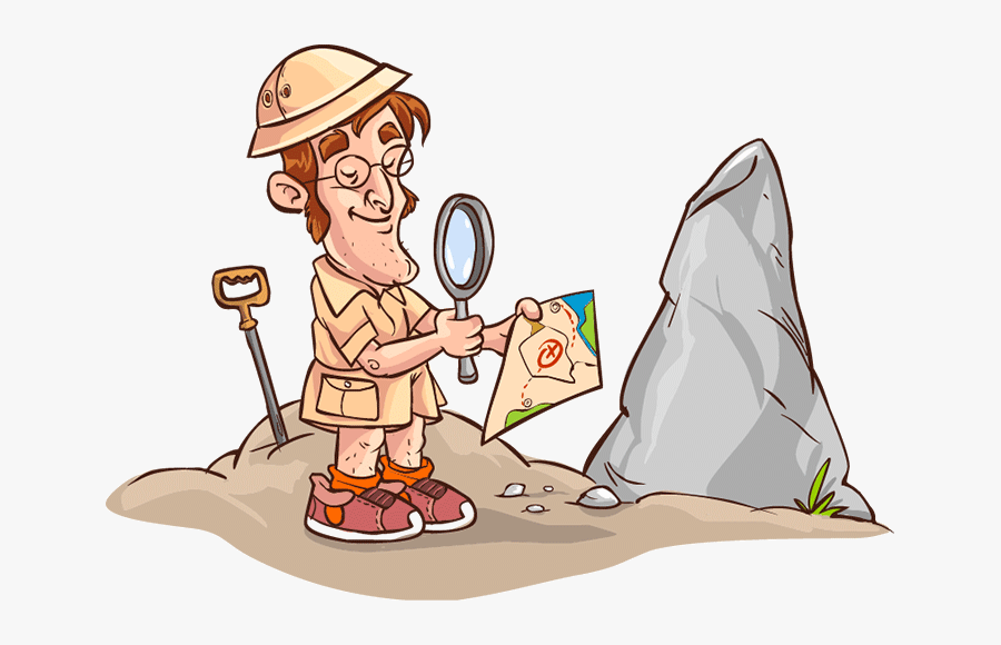 Archeologist Cartoon, Transparent Clipart