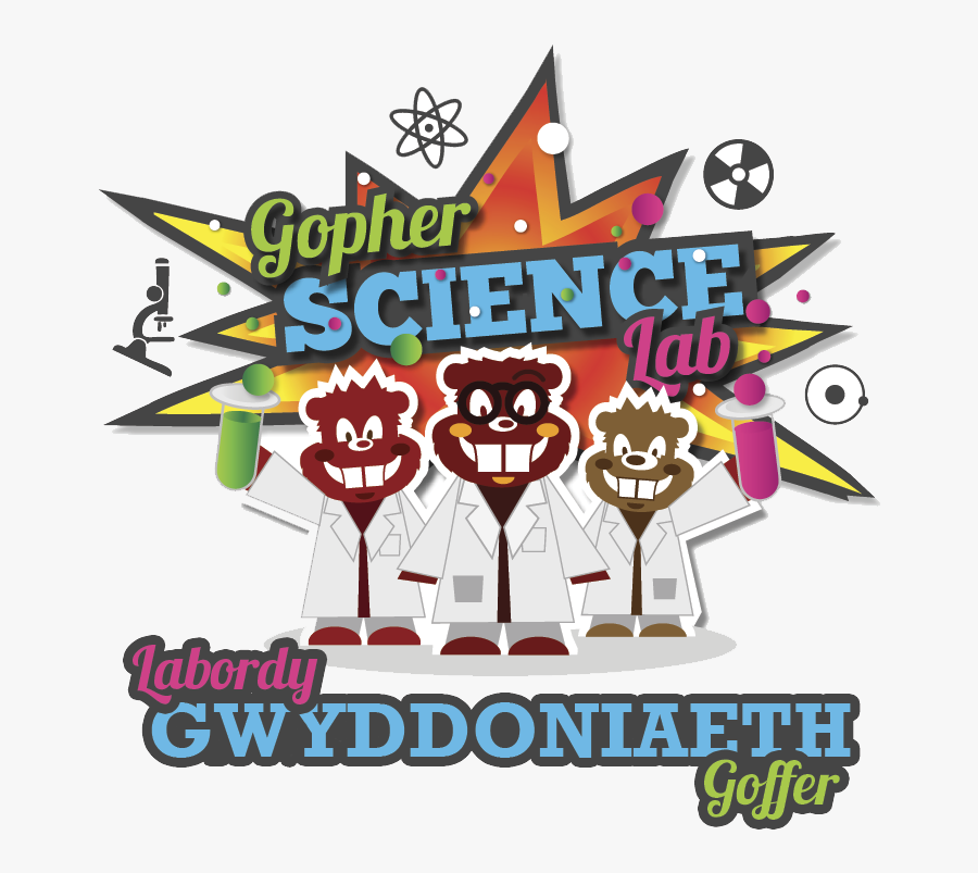 Gopher Science Logo, Transparent Clipart