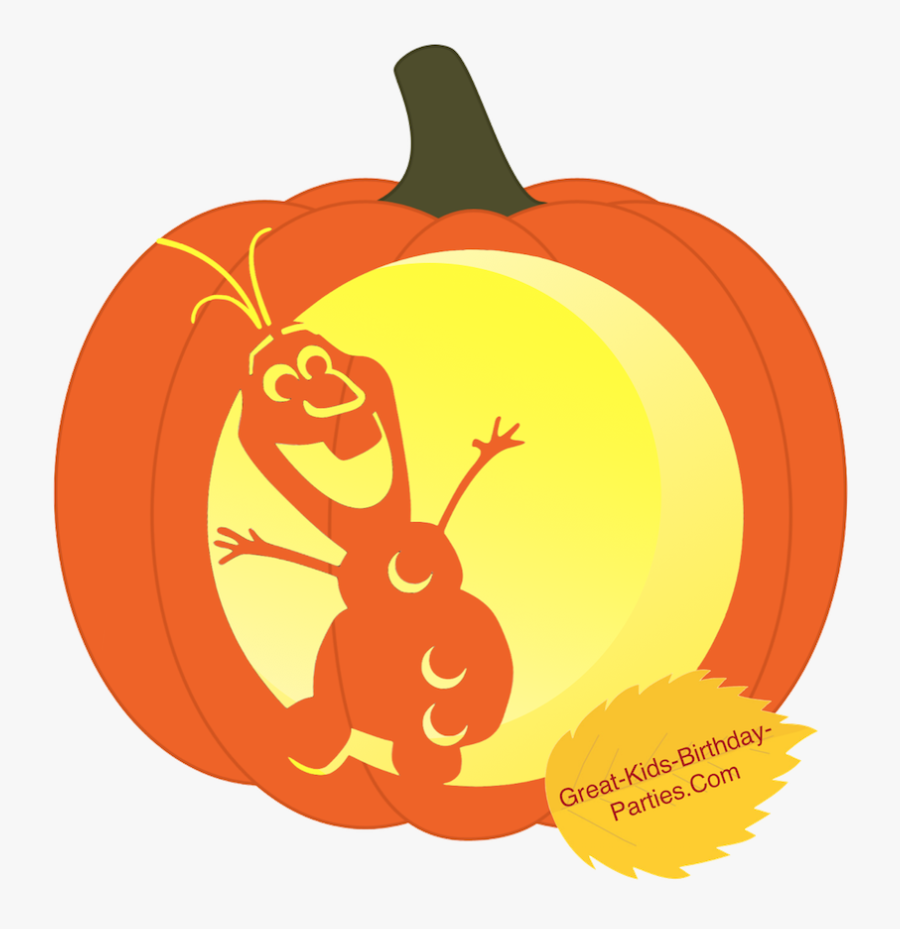 Olaf Pumpkin Carving Ideas, Transparent Clipart