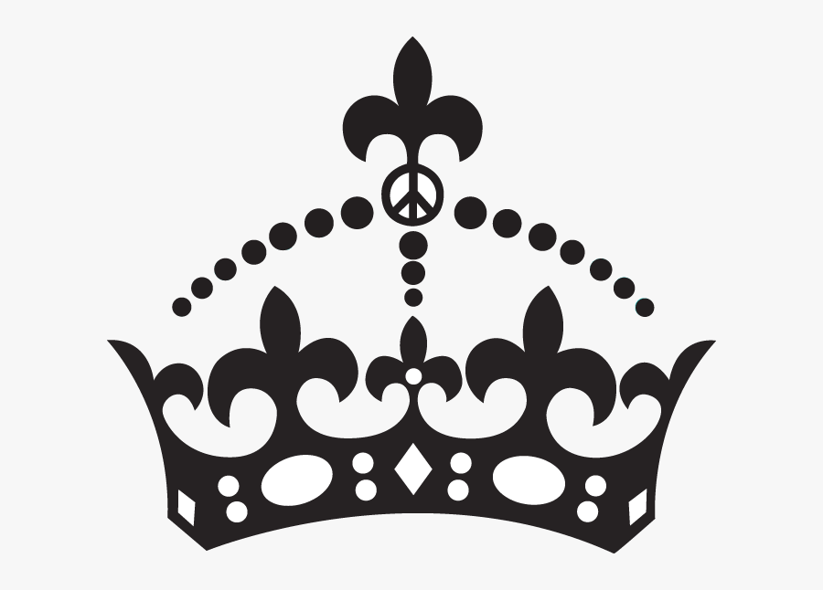 Keep Calm And Carry On Clip Art Crown Vector Graphics - Keep Calm Crown Vector Png, Transparent Clipart