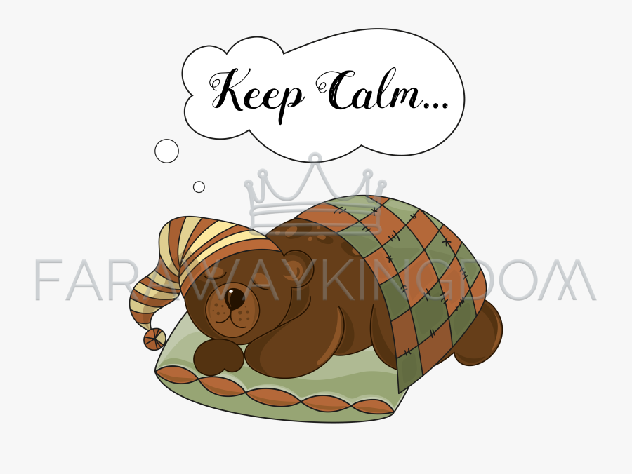 Calm Bear, Transparent Clipart