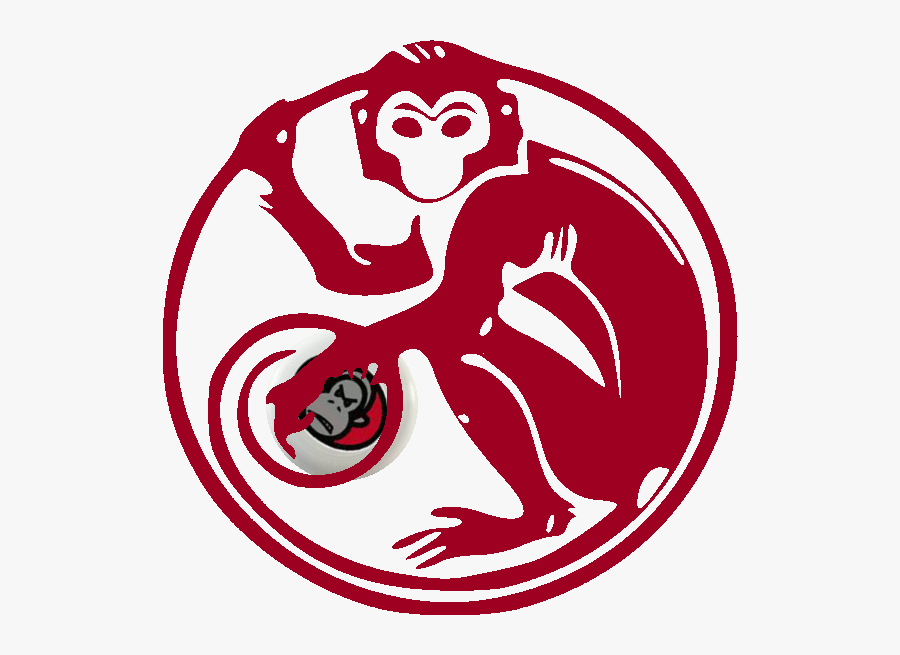 Ultimate Frisbee Clip Art - Chinese Zodiac Monkey Symbol, Transparent Clipart