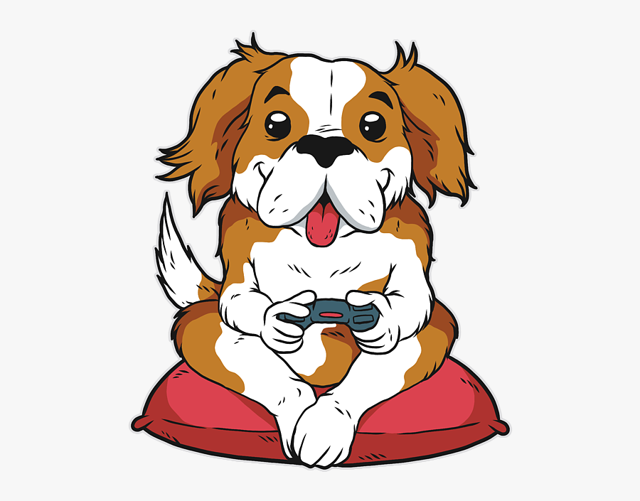 Dog Gamer, Transparent Clipart