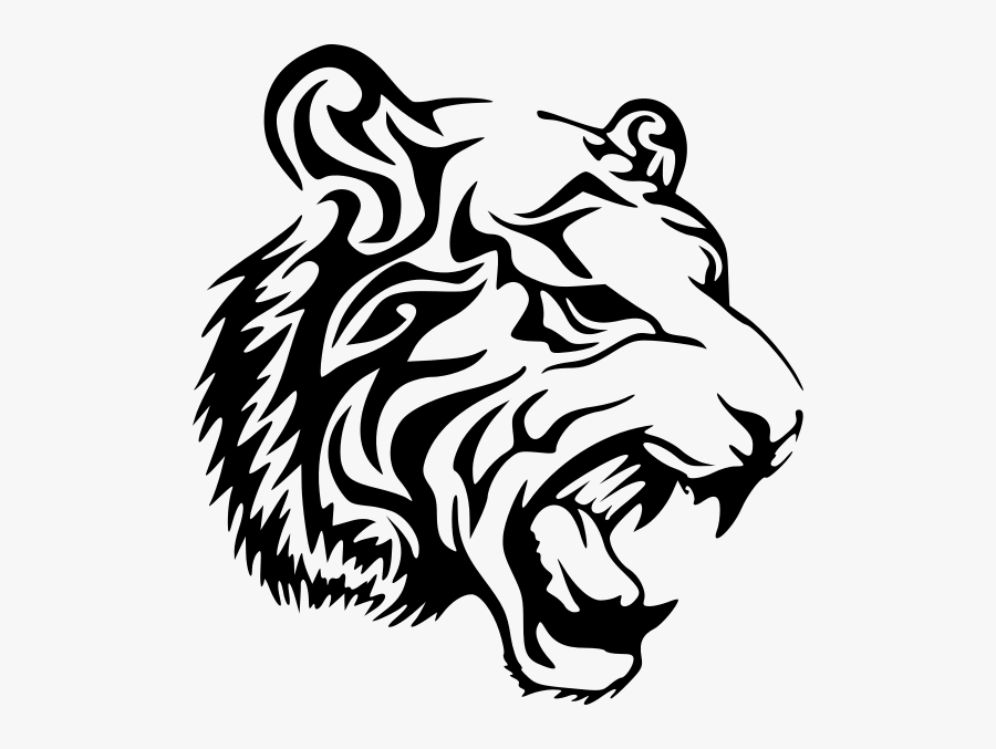 Tiger Sticker For Bike, Transparent Clipart