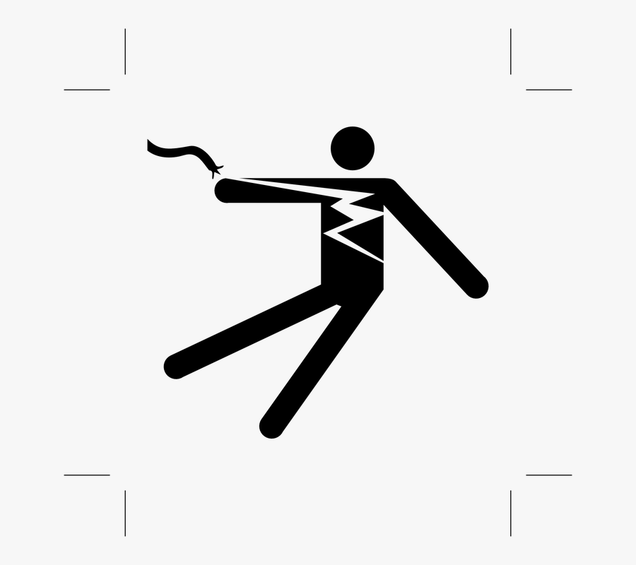 Electrical Clipart Electric Post - Electric Box Warning Sign, Transparent Clipart