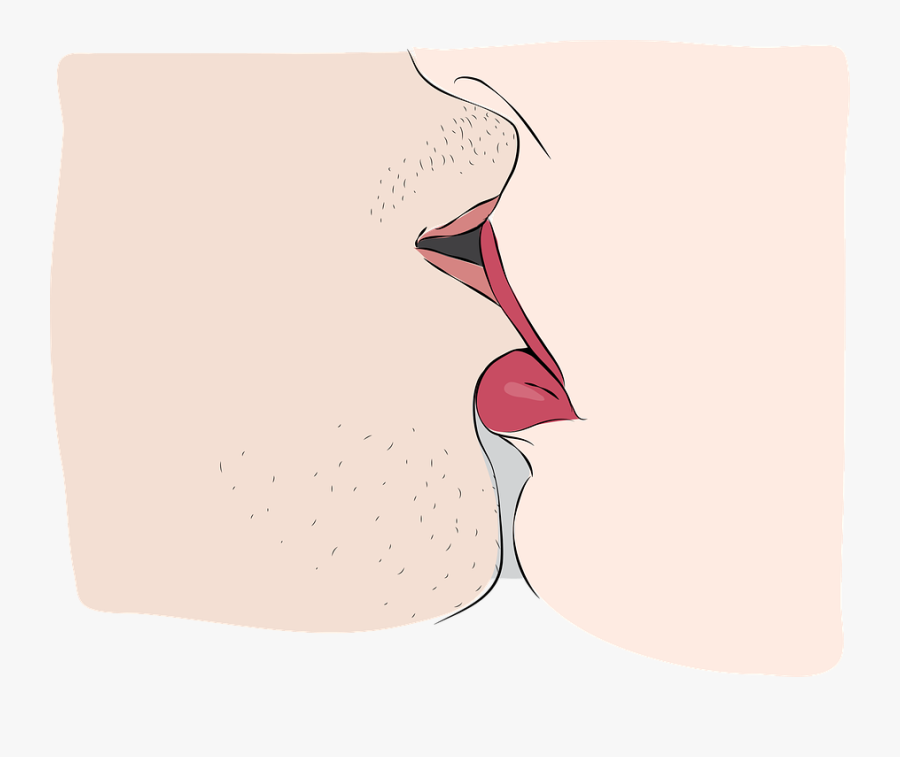 Ciuman Bibir Animasi Gerak, Transparent Clipart