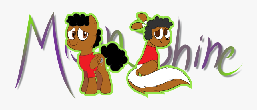 Moon Shine The Pony And Skunk - Cartoon, Transparent Clipart