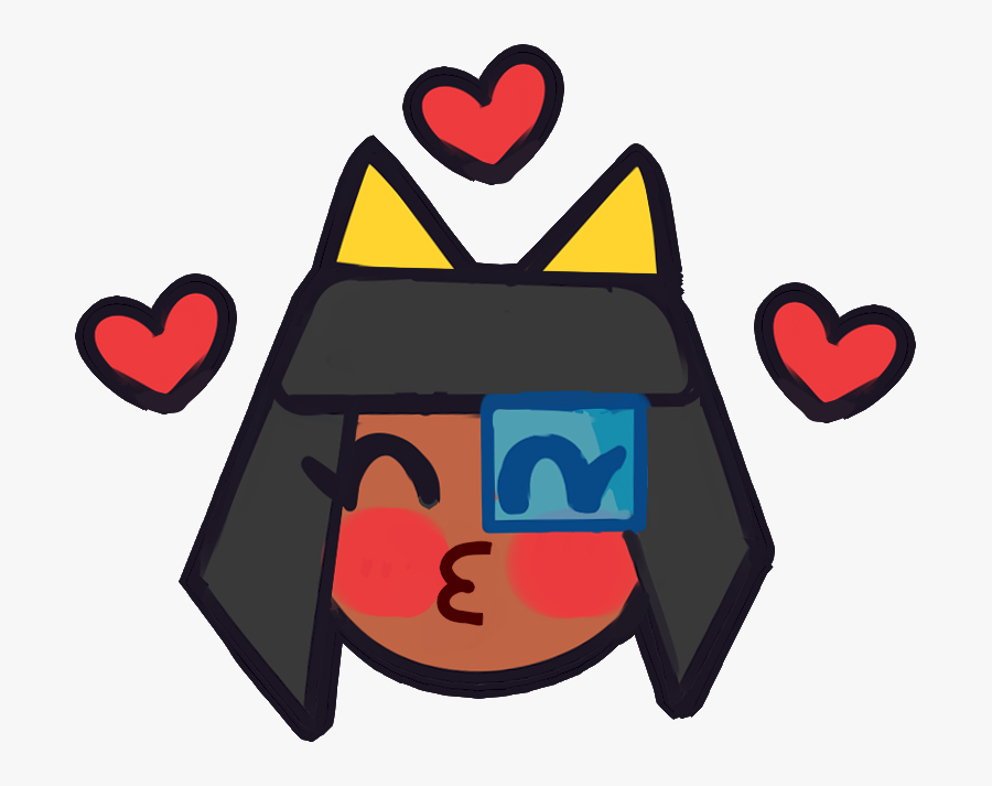 Kiss Discord Emoji - Love Heart Discord Emoji, Transparent Clipart