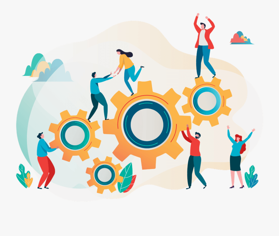 Talent Management Simplified - Team Building Poster Template, Transparent Clipart