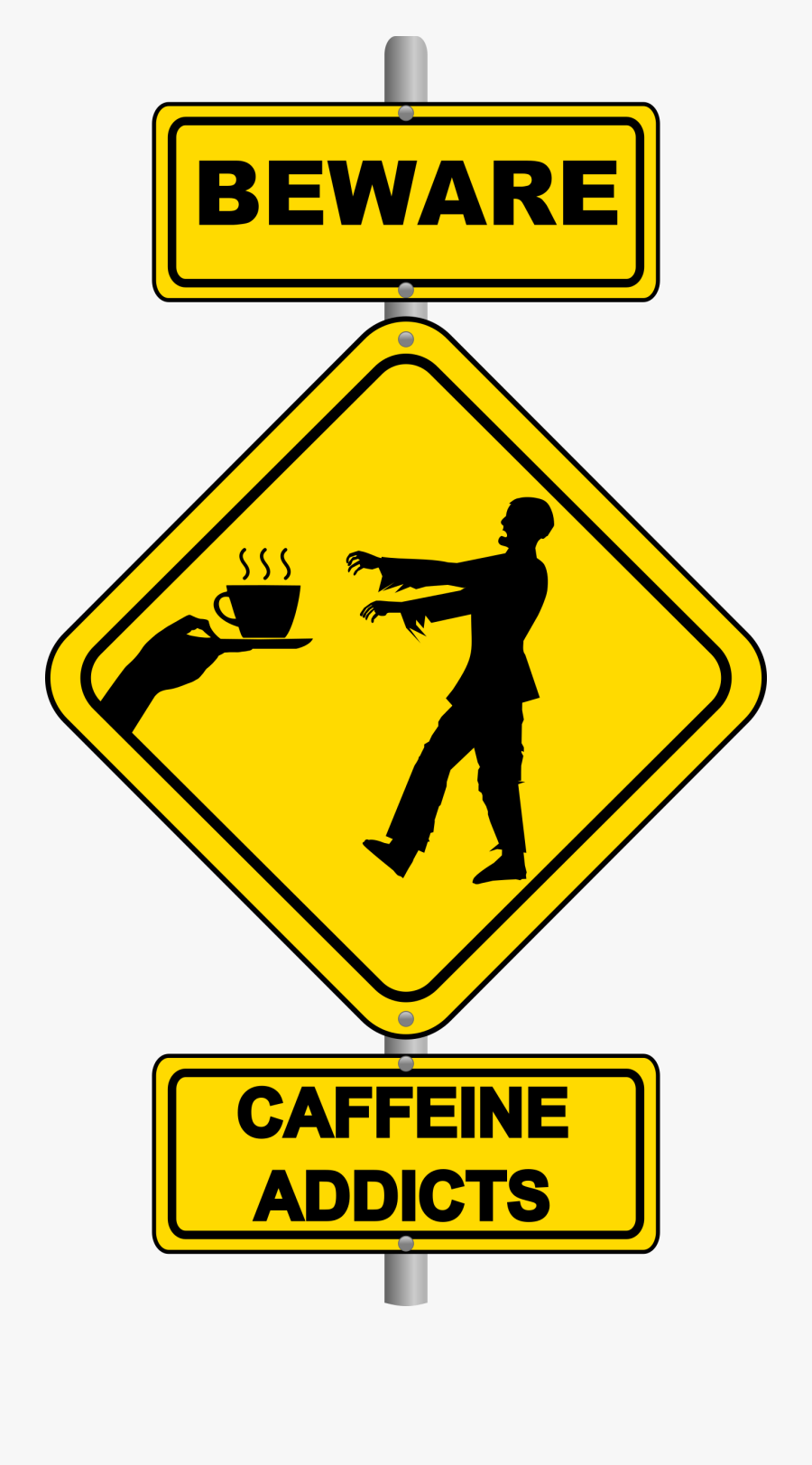 Warning Sign Clip Arts - Clipart Halloween Zombies, Transparent Clipart