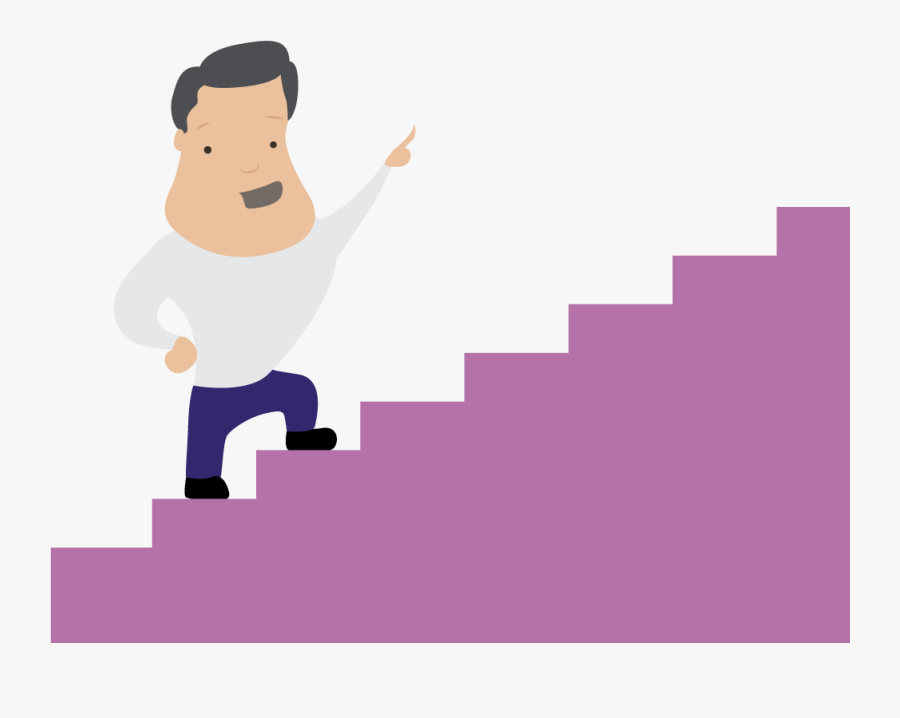 Picture - Taking Stairs Instead Of Elevator Clipart, Transparent Clipart