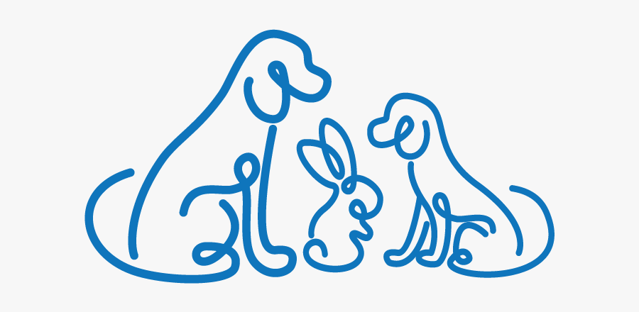 Veterinary Logo Cat Rabbit Dog Simple Pet Care Pet, Transparent Clipart