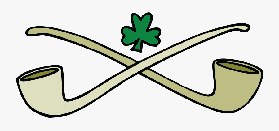 Free Clipart Of A St Patricks - St Patrick's Day Pipe Clipart, Transparent Clipart