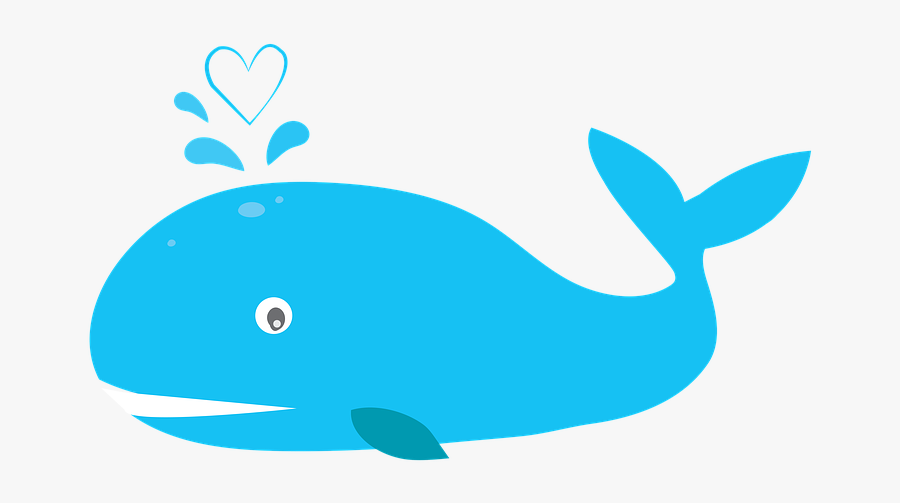 Blue Whale Clipart, Transparent Clipart