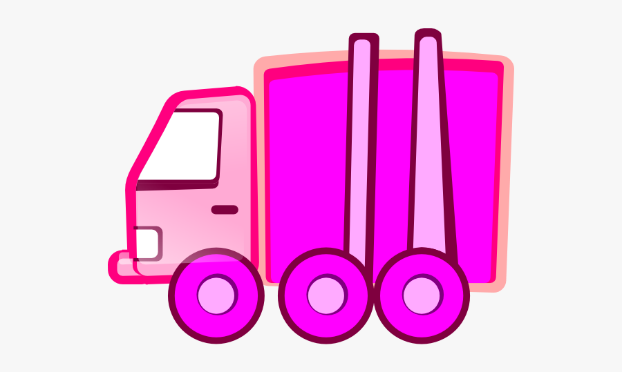 Clipart Pink Truck Png, Transparent Clipart