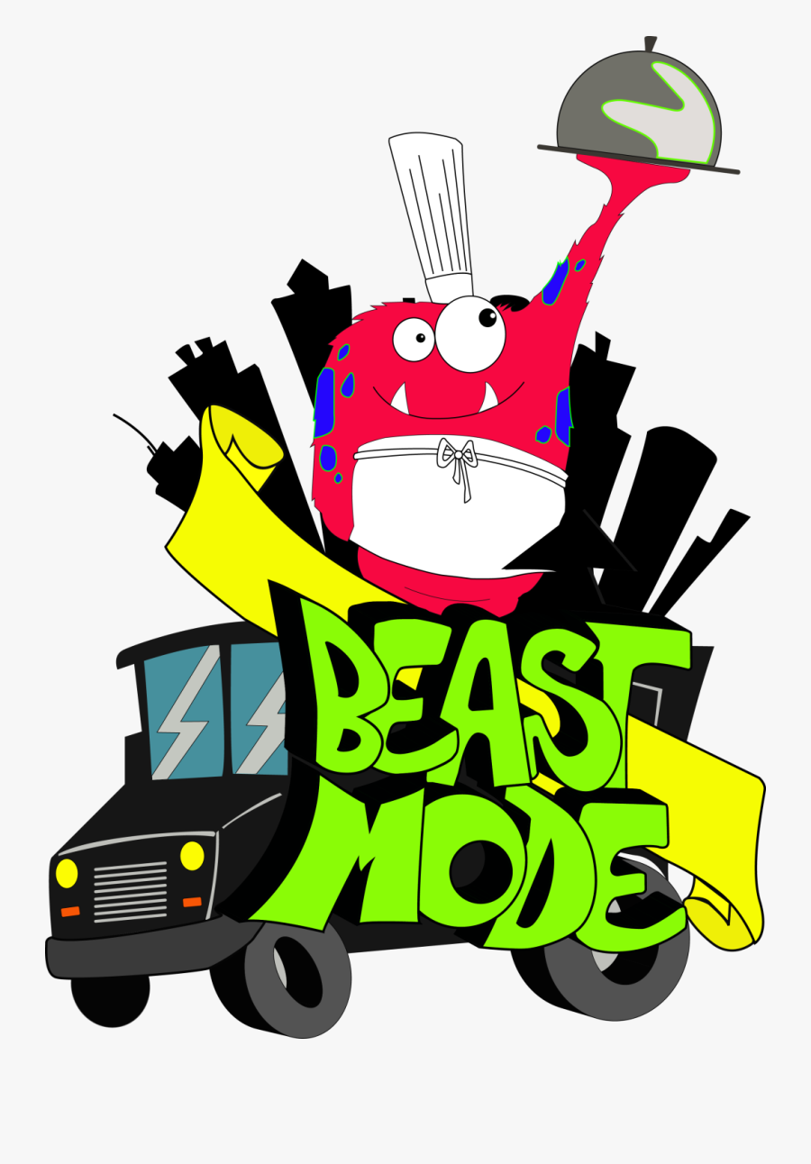 Beast Mode Food Truck, Transparent Clipart