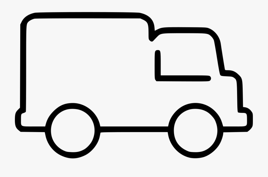 Transport Truck - Truck Line Png, Transparent Clipart