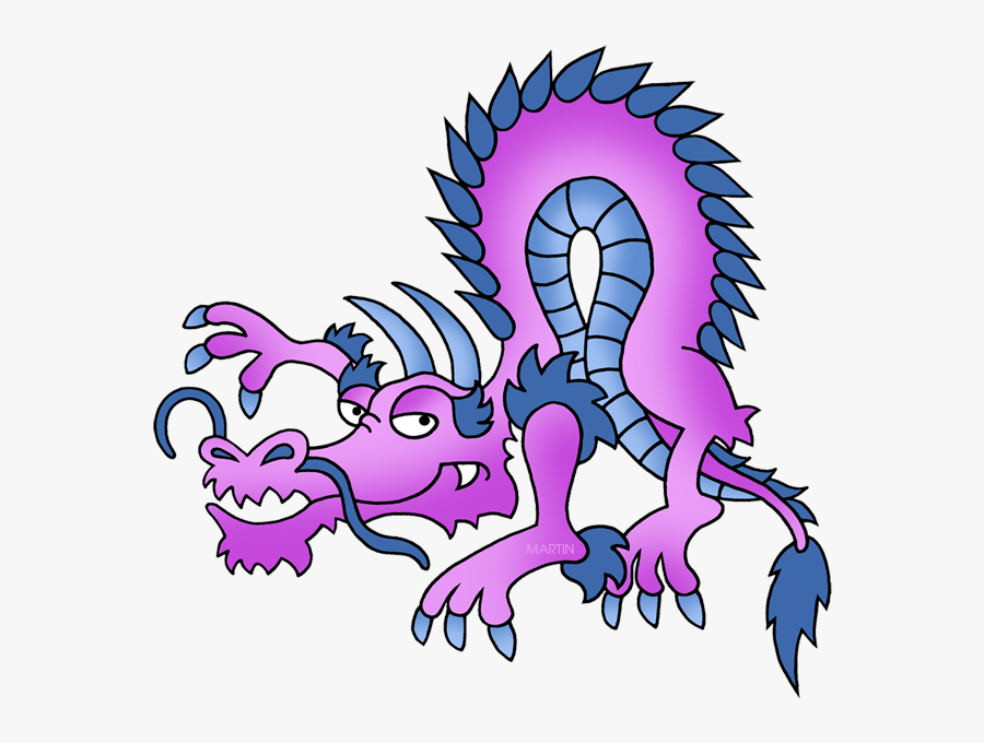 Purple Dragon - Ancient China For Kids, Transparent Clipart