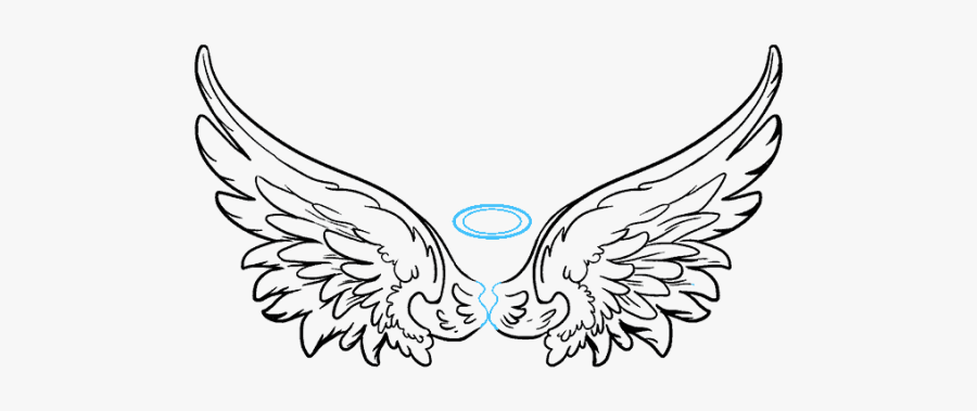 Drawing Bulldogs Gangster - Angel Wings Drawing Easy, Transparent Clipart