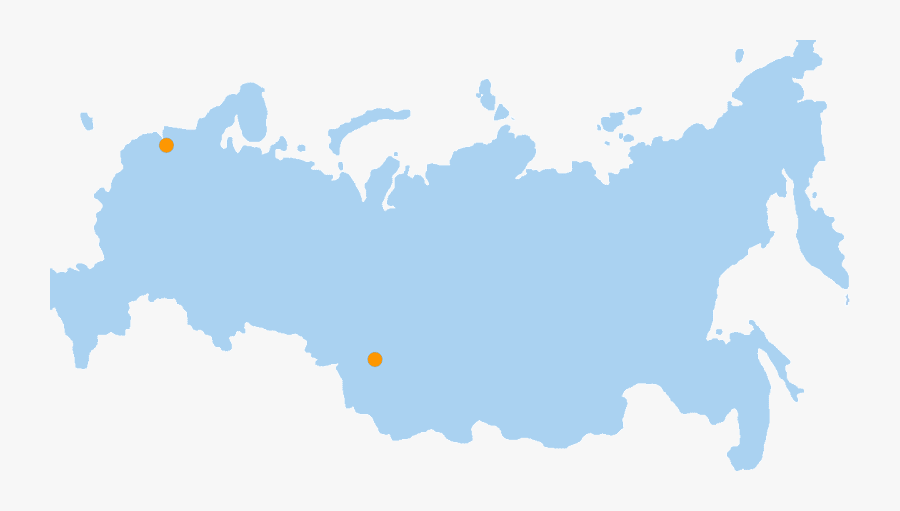 Map Of Russia - Russia Map, Transparent Clipart
